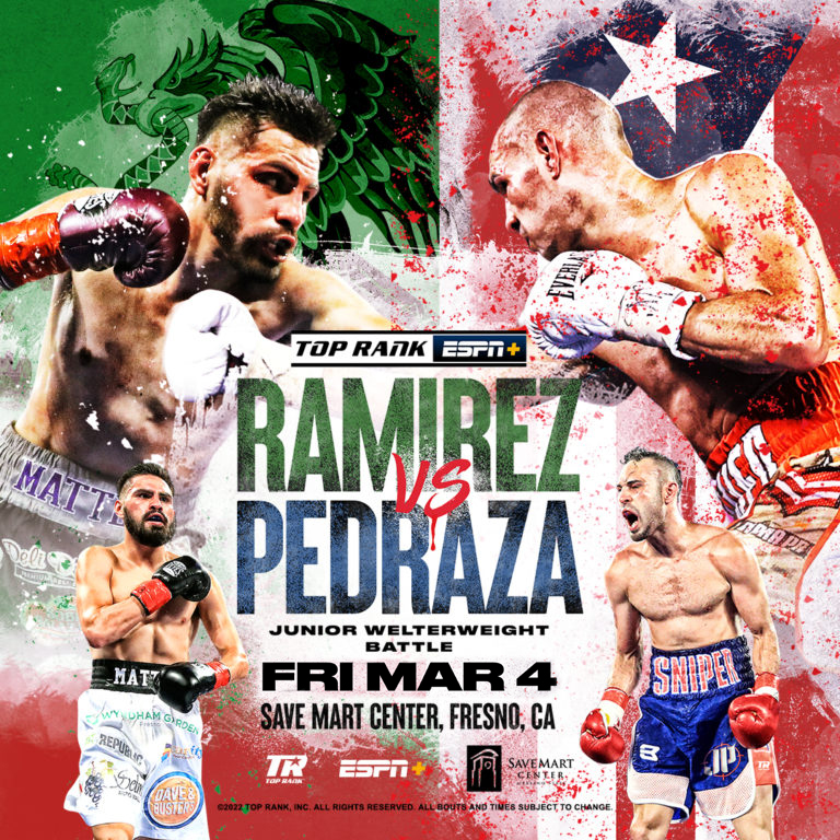 Junior Welterweight Battle: Jose Ramirez vs. Jose Pedraza – Sat., Mar 4 on ESPN+