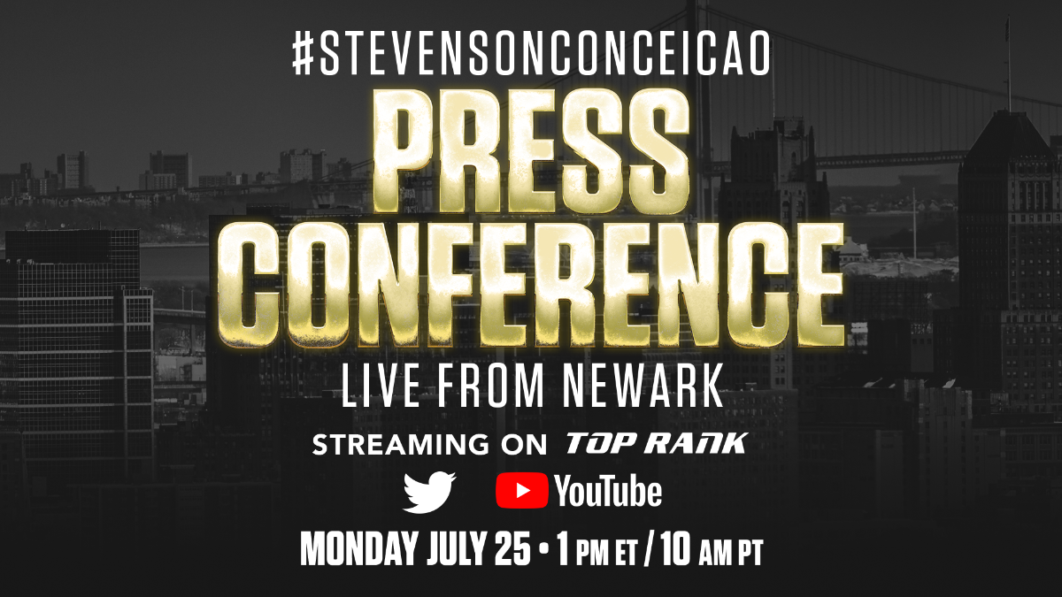 The Homecoming Shakur Stevenson Newark Press Conference MONDAY Prudential Center