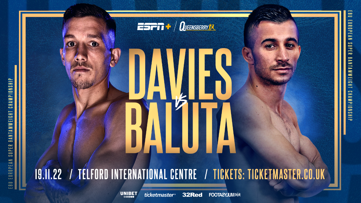 SATURDAY Liam Davies-Ionut Baluta Junior Featherweight Main Event and Light Heavyweight Contender Anthony Yarde Headline UK Fight Card Streaming LIVE on ESPN+
