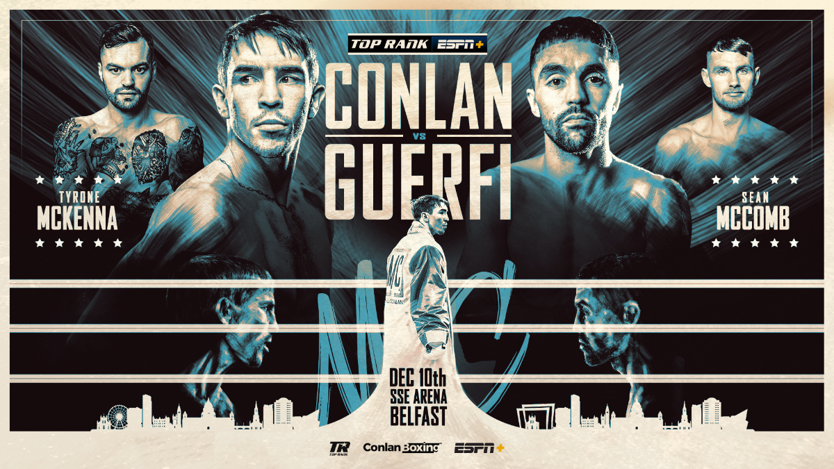 December 10 Michael Conlan-Karim Guerfi Belfast Showdown to Stream Live and Exclusively in the U.S