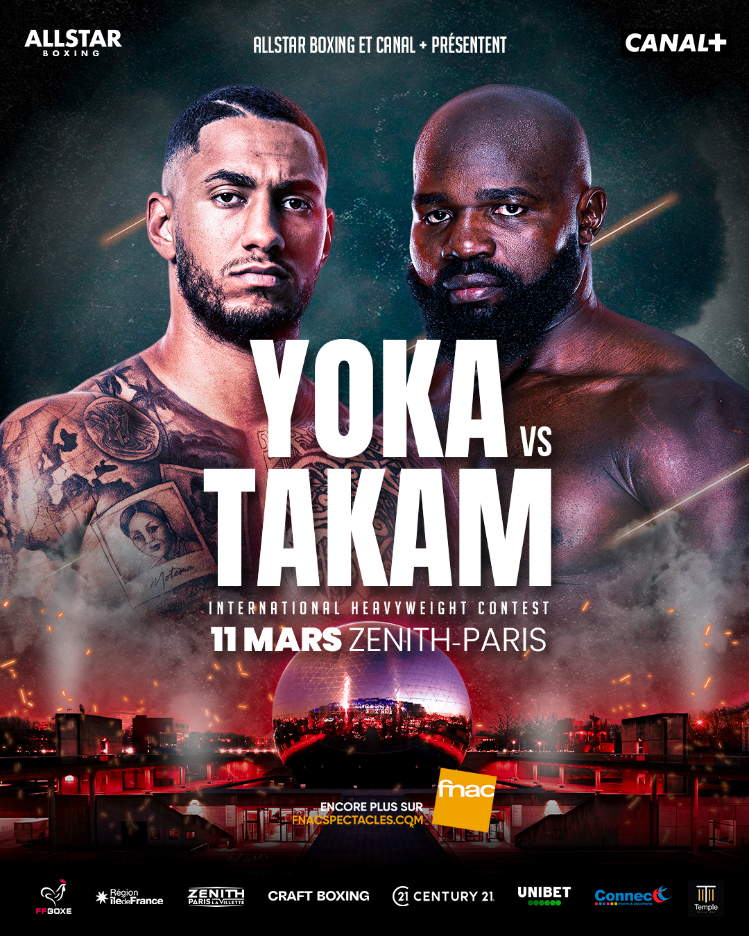 SATURDAY: Tony Yoka-Carlos Takam Heavyweight Showdown to Stream LIVE and Exclusively in the U.S. on ESPN+