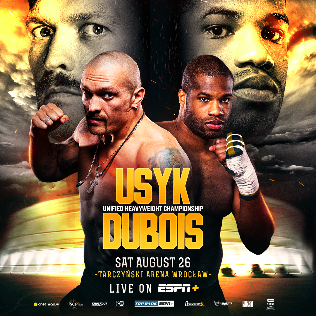 Unified Heavyweight Championship Usyk Vs Dubois • Sat., Aug 26th Live On ESPN+