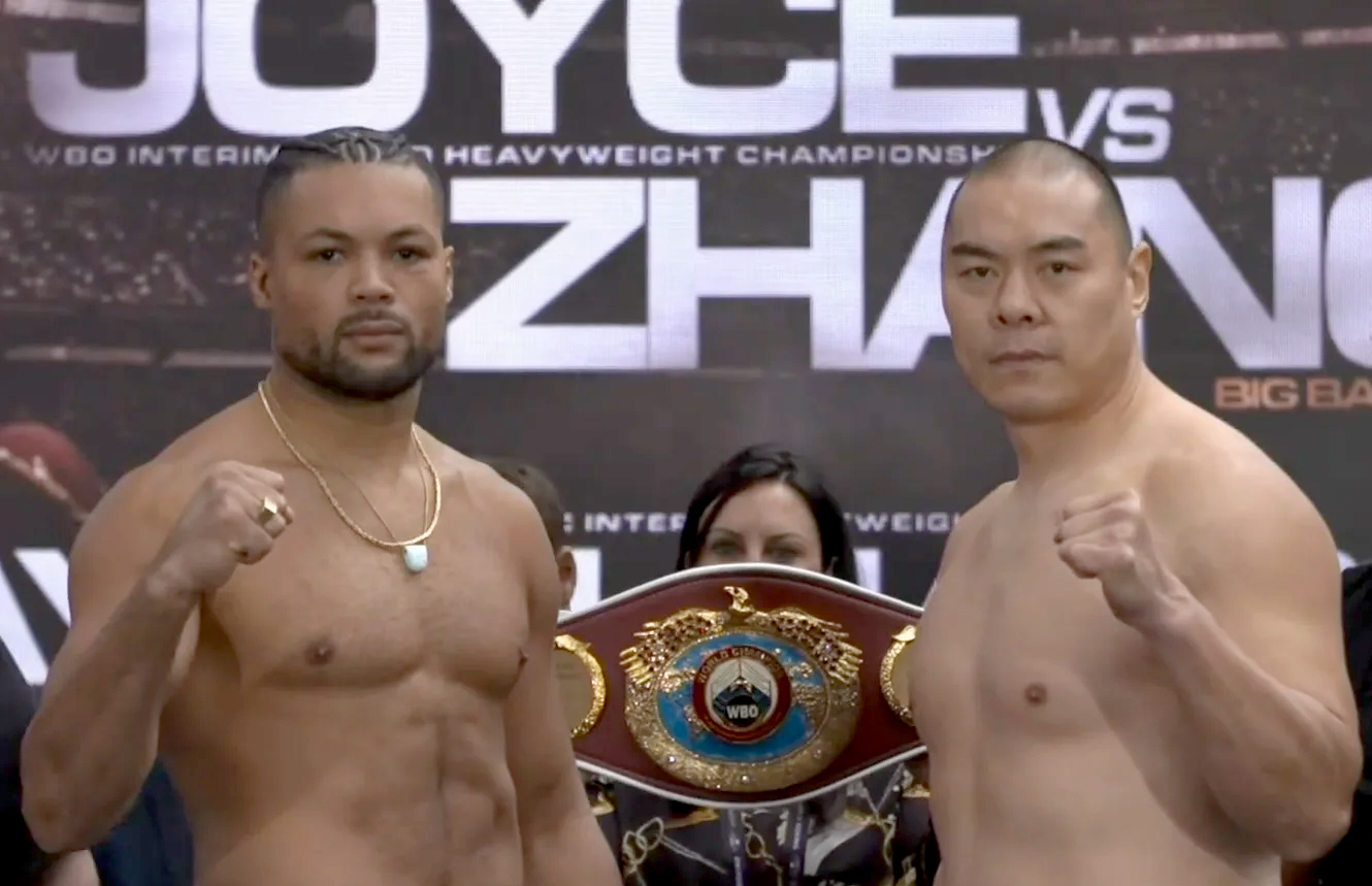 SATURDAY: Zhilei Zhang-Joe Joyce Heavyweight Rematch Headlines London Fight Night at OVO Arena Wembley LIVE on ESPN+