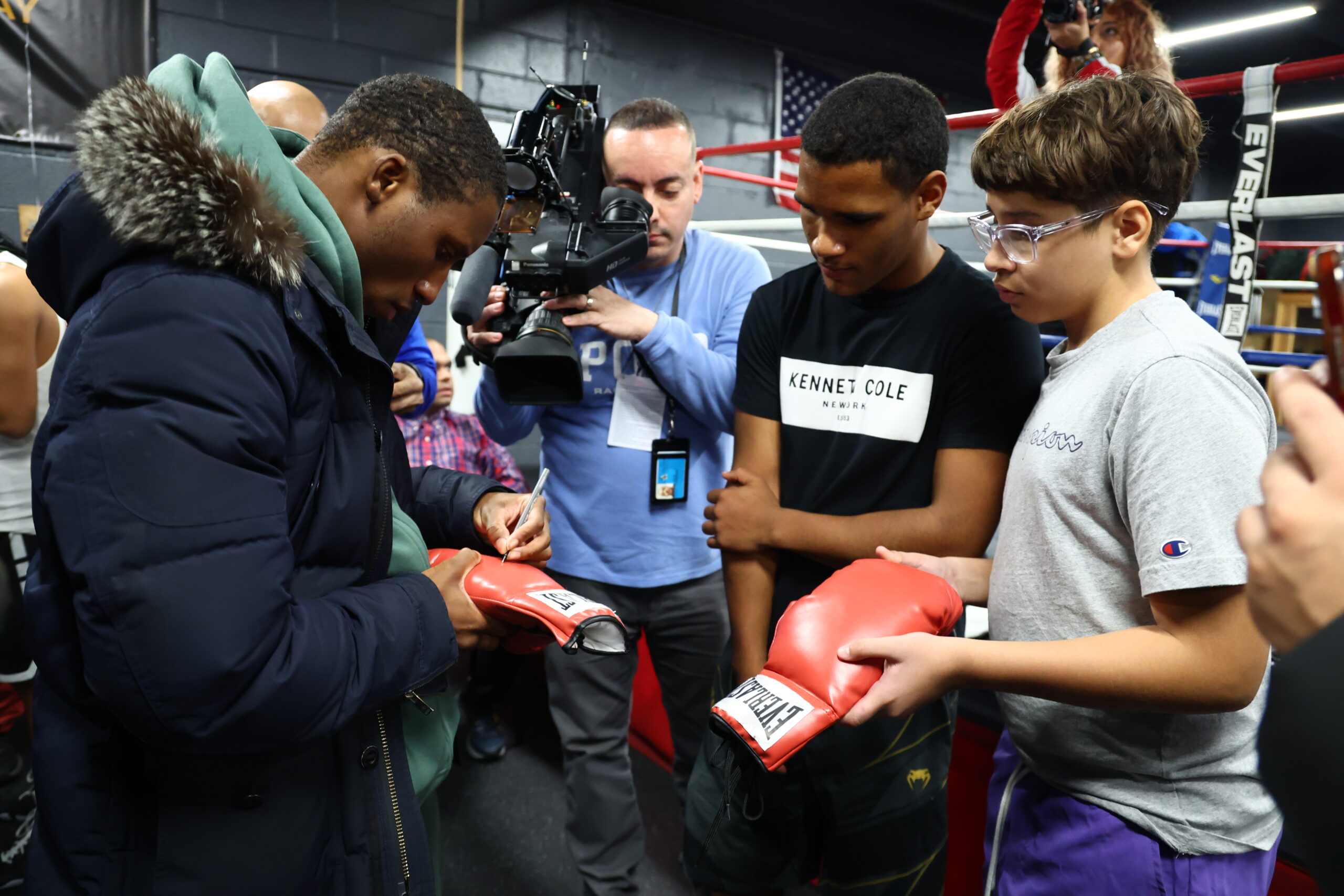 Bruce Carrington Gives Back to Local Brooklyn Community Ahead of Friday’s ESPN-Televised Tripleheader