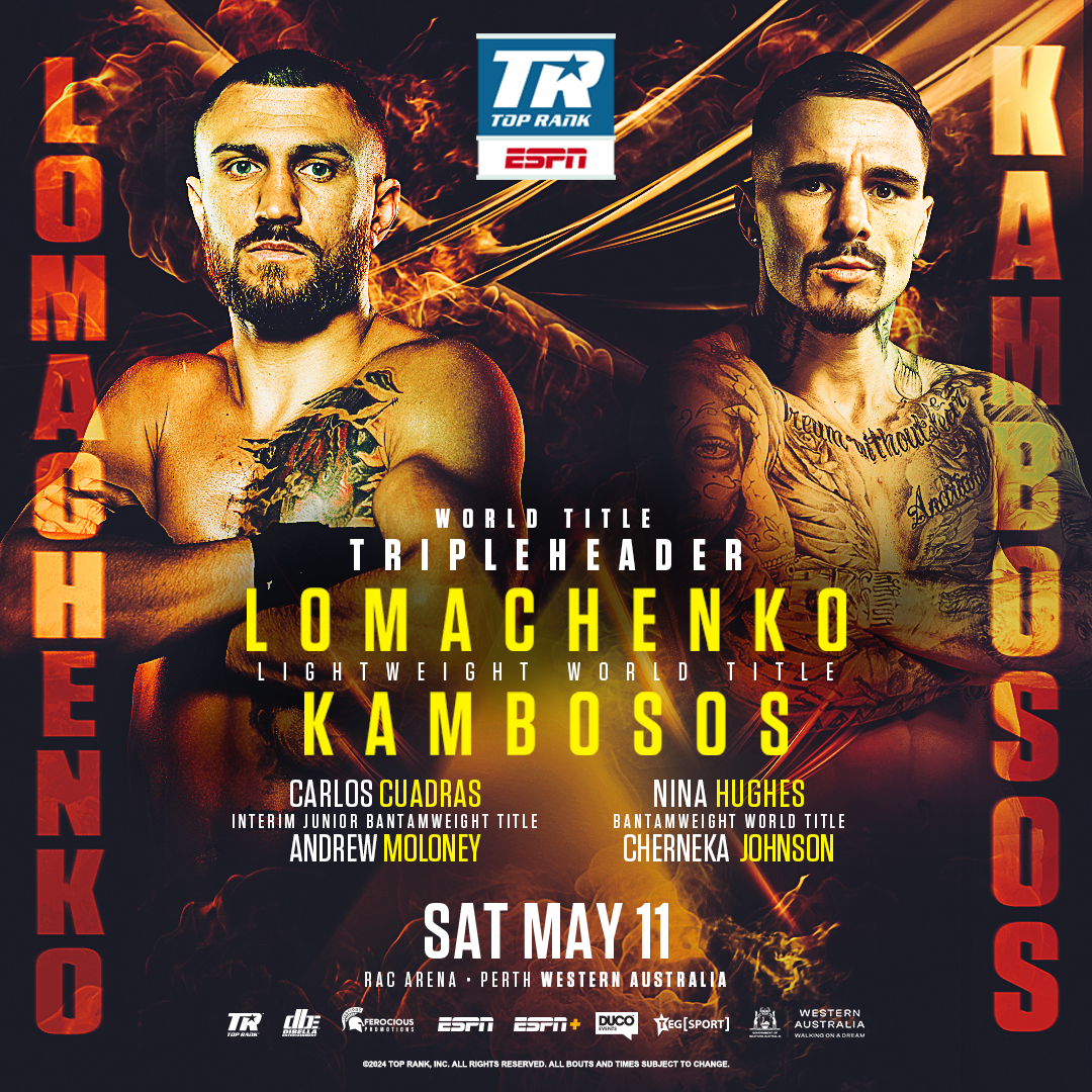 IBF Lightweight World Title: Lomachenko Vs Kambosos • Sat,. May 11th Live on ESPN