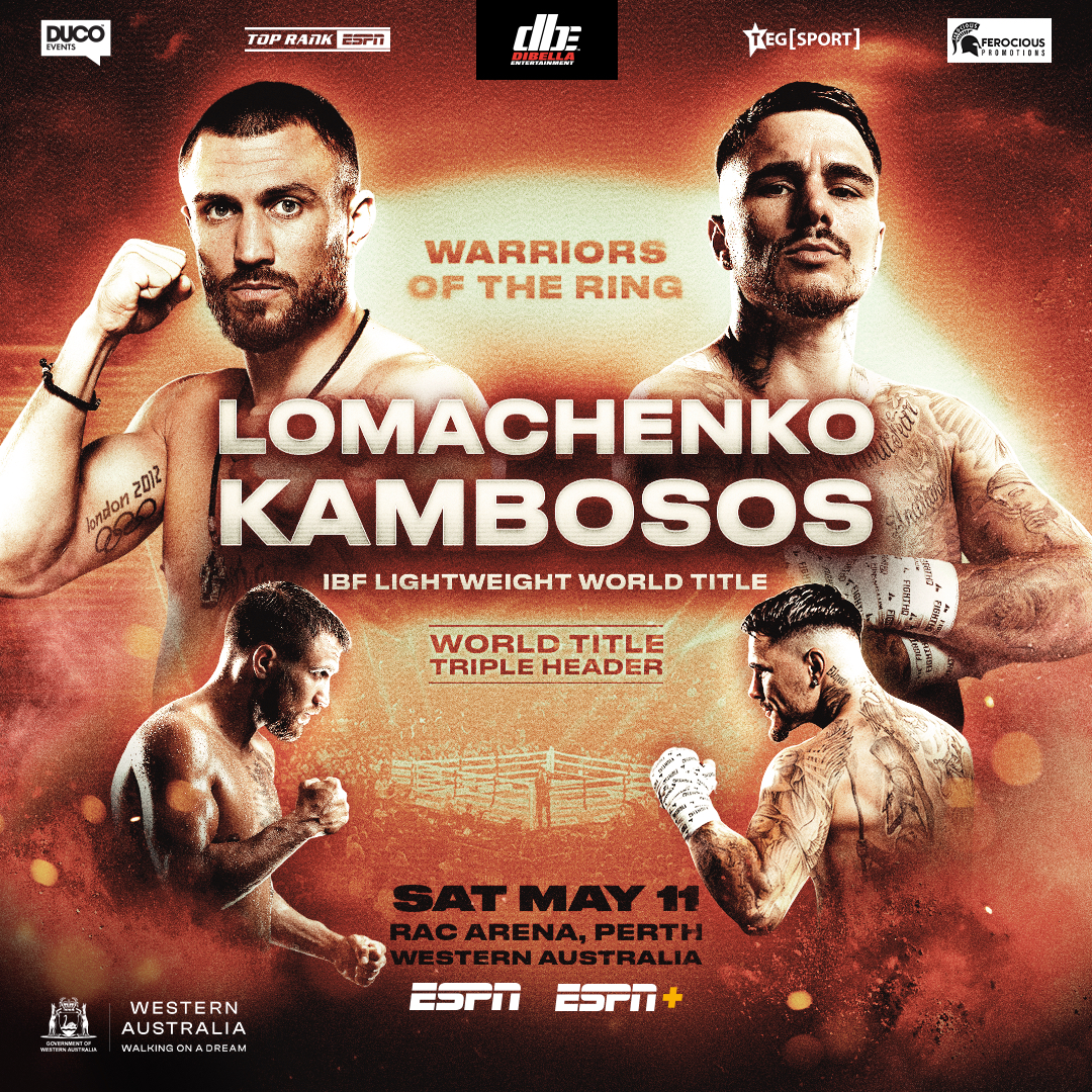 IBF Lightweight World Title: Lomachenko Vs Kambosos • Sat,. May 11th Live on ESPN